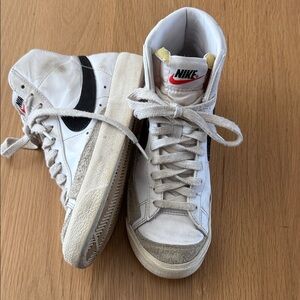 Nike High-Top White and Black Sneakers